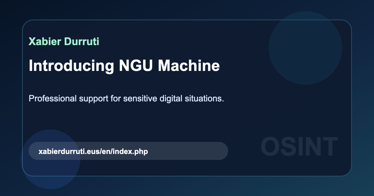 NGU Machine: a web tool to encrypt and decrypt messages
