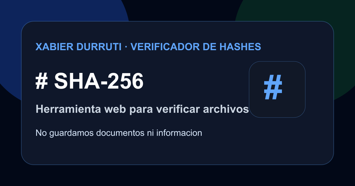 Verificador de hash: comprueba la integridad de archivos